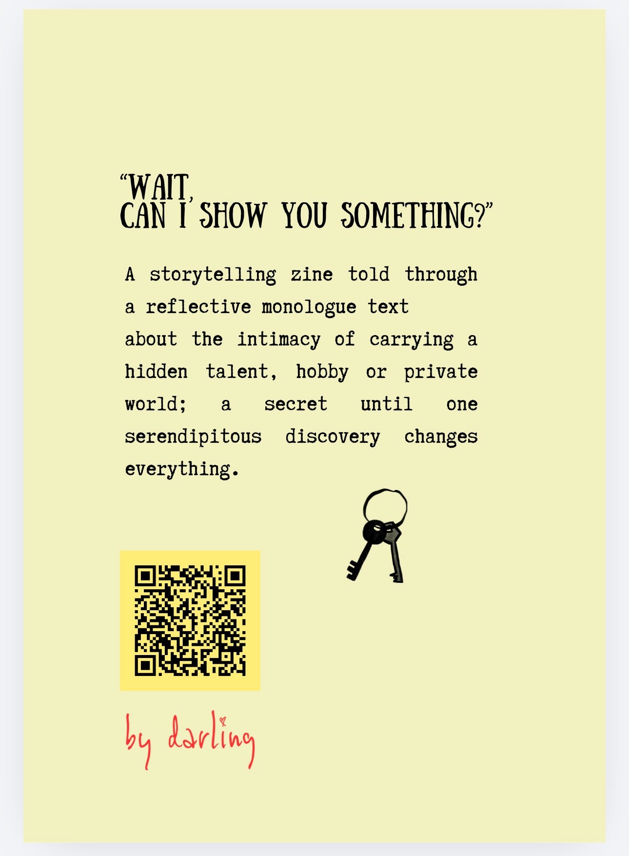 Can I Show You Something Zine
