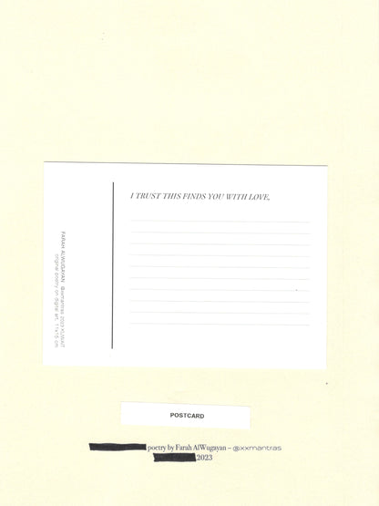 Love Letter Postcard
